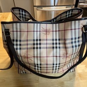 Burberry Haymarket Tote